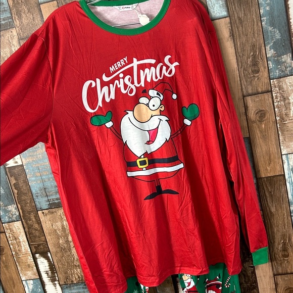 PatPat Red and Green Christmas pajama set - Picture 4 of 12